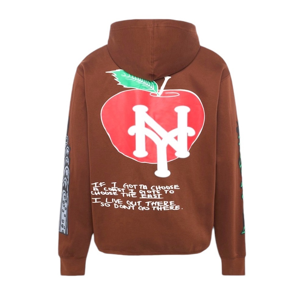 HOMME FEMME CALI TO NYC HOODIE CHOCOLATE - Picture 2 of 15